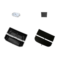 Car Trunk Storage Box Large Capacity Organizer Multifunctional Rear Seat Storage Compatible with Wul