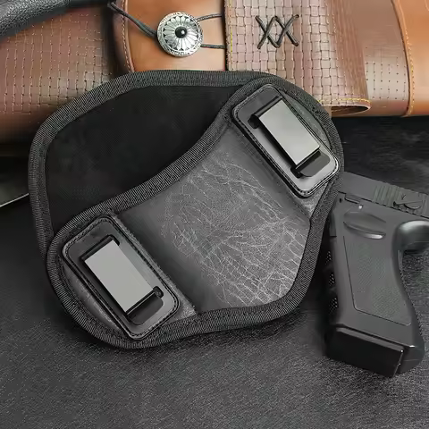 Tactical Hunting Holster PU Leather Concealed Gun Pistol Pouch for Glock 19 Sig Sauer Beretta Kahr B