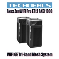 Asus ZenWiFi Pro ET12 AXE11000 WiFi 6E Tri-Band Mesh System