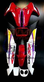 ชุดสีLS125 เก่า แดงขาว ครึ่งคัน