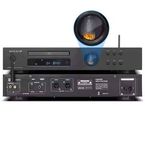 Tube CD Player Wireless Bluetooth 6H2 Tube DTSCD Audio PlayerUSB Lossless Playback Support XLR Balan