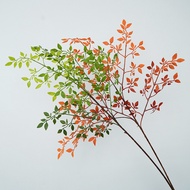 Artificial Nandina Branch, Fake Greenery Stem, Home Decor Plant, Photoshoot Prop
