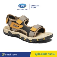 Scholl รองเท้าสกอลล์-มาริโอ้ Mario รองเท้าสำหรับผู้ชายและผู้หญิง รองเท้าสุขภาพ Plus Size：EU38-EU47 EU46 รองเท้าแตะสกอลล์รุ่น Cyclone Twotone