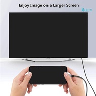 Mary Aluminum Built Type C HDTV Cord Delivers 3840x2160 Resolution For Movie Gaming Office Presentat