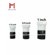 1 Inch PVC Valve Foot | 3/ 4" Plastic Foot Valve | Footclamp 1/ 2 Inch | Material Mart