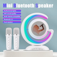 Mini Wireless Microphone Outdoor Portable YS-110 Microphone Bluetooth Small Speaker Audio Integrated Microphone Karaoke