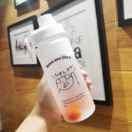 EGALLY 500ml Frosted Water Bottle Plastic Girl Travel Drinking Bottle