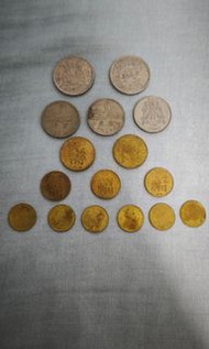 澳門舊硬幣 MACAU COINS MACAO 壹毫 大壹毫 伍毫 壹圓 大壹圓 16個銀仔 全部合共 HKD 20.00