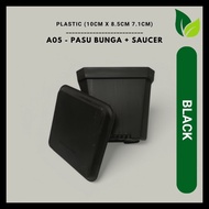 A05 - PASU BUNGA HITAM / PASU HIASAN / PASU TEBAL MURAH / PASU KECIL