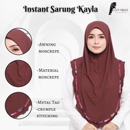 Tudung sarung labuh Kayla Instant Labuh bidang 50 55