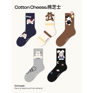 socks women long socks women Cotton Cheese Cartoon Socks - Spring Fashion for Women
