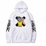 2025 Rock Band Gorillaz Hoodie Music Album Sweatshirt Fabric Street Fashion Hoodie Casual Street Run