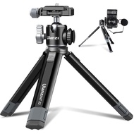Ulanzi MT-24 Mini Camera Tripod with All-Metal Construction, Adjustable Height, Arca-Swiss Compatible Ball Head, and Hot Shoe Mount for iPhone 12 Pro Max, XS Max, X, 8, 7, Samsung, Canon, Nikon, Sony, RX100 M1-M6, A6400, A6500, A6600, Canon G7X Mark III,