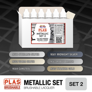PLAS Brushable Lacquer Box Sets - 6pcs 17ml (SAVE 10%) / Lacquer Palette Set