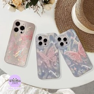 HP SS944 SS945 SS946 New Clarity Swirl Case Pink Butterfly Hardcase Compatible Cellphone Casing for 