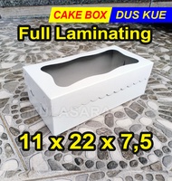 Dus 11x22x75 / 11x22 / Kotak kue Bolu Brownies / Cake Box
