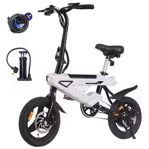 Electric Bicycle E-bike 14-inch wheel Size With 36V 6.4Ah Battery, Digital LCD Display , E-Bike 250W