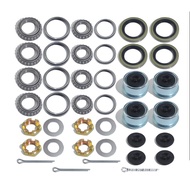 4 Sets Bearing Oil Seal 1.98 "Anti-Dust Cover Nut And Rubber Plug 3500lbs Ship Trailer Kit D4IX