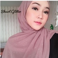 Shawl Glitter Heavy Chiffon size (1.8m)