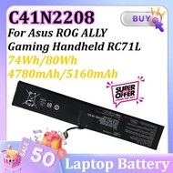 New 74Wh/80Wh 4780mAh/5160mAh C41N2208 Battery 15.48V for Asus ROG ALLY Gaming Handheld RC71L High-C