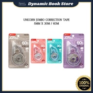 Unicorn Jumbo Correction Tape 5mm x 30m / 60m [NON-Toxic]