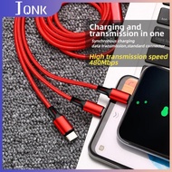 Phone Fast Charging Data Cable For Apple Type-c Micro USB 3 In 1 Data High-speed Transmission Cable Smart Phone Accessories