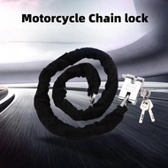 120Cm Bike Lock Mountain Chain AntiTheft Padlock Cable Motorcycle Security Cycle Wheel Guard Durable