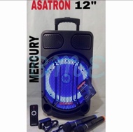 SPEAKER ASATRON MERCURY 12INCH WIRELESS BLUETOOTH USB MEETING MP3