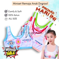 BAYIe - 3 PCS MINISET for Elementary, Middle, and Teenage Girls, RANDOM DO RE MI Motif Girls' Underw