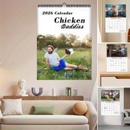 2026 Wall Calendar, 2026 Chicken Dad Wall Calendar, 10.11