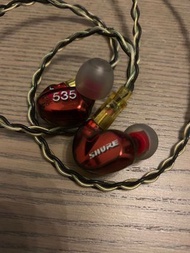 Shure SE535 (Red Special Edition) 已換升級銀線（約$1000）