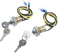 Chamixx 2X Ignition Switches with Keys 8N3679C 764929M91 1100-0959 Compatible with Ford 2N 8N 9N NAA