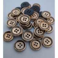 200pcs Buttons Hem/gepeng Levis motif Size 15mm