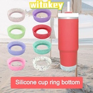 WITAKEY Silicone Cup Protective Sleeve Cushion, 7.5cm Anti-Slip Cup Protective Sleeve, Water Bottle 