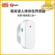 塗鴉zigbee人體存在傳感器毫米波人體存在感應器wifi人體存在