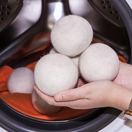 Laundry Clean Ball Reusable Natural Organic Laundry Fabric Softener Ball Wool Dryer Balls