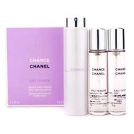 岡山戀香水~CHANEL 香奈兒 CHANCE 粉紅甜蜜版女性行動淡香水3*20ml~優惠價:4140元