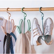 GANTUNGAN Shoe Drying Hanger - 360 Degree Rotation, Random Color, Thick Plastic, 26x16 cm