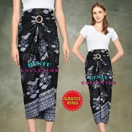 ROK LILIT MOTIF BATIK MEGAMENDUNG SILVER BAWAHAN WANITA KEBAYA WISUDA KONDANGAN TUNANGAN NIKAHAN BAH
