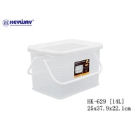 Storage Box With Lid (Stackable) With Handle 14 L Keyway Model HK-629