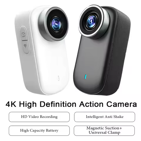 4K WiFi Bodycam Action Bike Camera Smart Image Stabilization Cycling Cam Magnetic Thumb Sports Camer