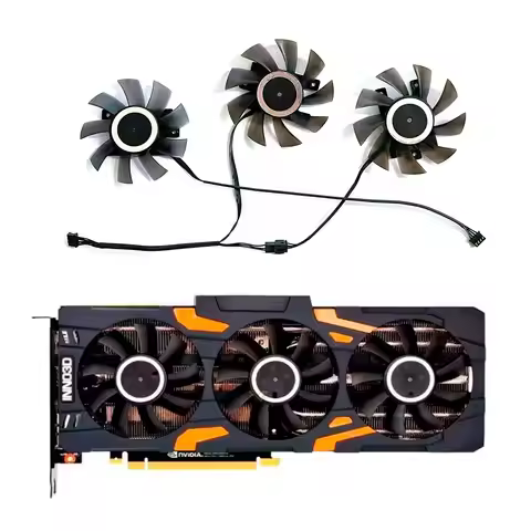 For Inno3D RTX 2080 2080Ti 2070 SUPER Gaming OC X3 Graphics Card Fan Replace CF-12815S RTX2070 RTX20