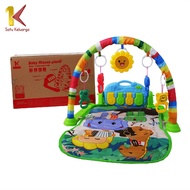 Satu Keluarga Baby Playgym M178 Mainan Playmat Piano Musical Kerincingan Rattle Play Gym Matras Main