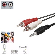 3.5mm Male Aux Jack Cable to RCA 1 Meter