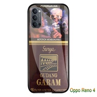 Softcase Glass Rokok Oppo Reno 4 Reno 3 Reno 2f - J04 - Casing Hp-Pelindung hp-Case Handphone