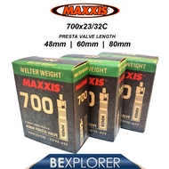 MAXXIS WELTER WEIGHT 700X23/32C INNER TUBE FV48mm | FV60mm | FV80mm