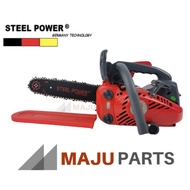 Original STEEL POWER GERMANY 12 Inch Petrol Chainsaw Mini One Hand Chain Saw (25.4cc)