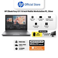 HP ZBook Fury G1i 16" Mobile Workstation PC, Silver | Intel Core Ultra 7 | WUXGA display | NVIDIA RT