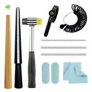 Ring Mandrel Ring Sizer Tool Ring Measurer with Quarter Sizes Finger Size Measuring Ring Shaper to F