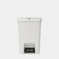 比利時製造 25L Stepup長形腳踏桶 (淺灰) H40.9 x L35.2 x W28cm 800207 垃圾筒 廁所垃圾筒 廚房垃圾桶 踏板桶 辦公室垃圾桶